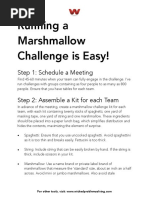 The Marshmallow Challenge