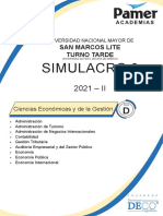 SIMULACRO 9 - Area D