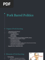 Pork Barrel Politics Updated