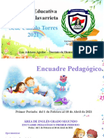 ENCUADRE PEDAGOGICO 205 Inglés Primer Periodo 2021
