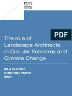 The Role of Landscape Architects in Circular Economy and Climate Change