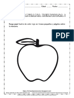 FDP Expresión Plástica - Manzana Con Papel Lustroso A4 BN