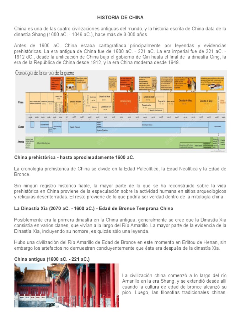Historia de China PDF China Política mundial