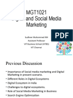 MGT1021 Digital and Social Media Marketing