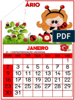 Joaninha - Calendário 2022