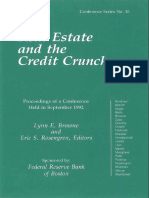 Real Estate and The Credit Crunch