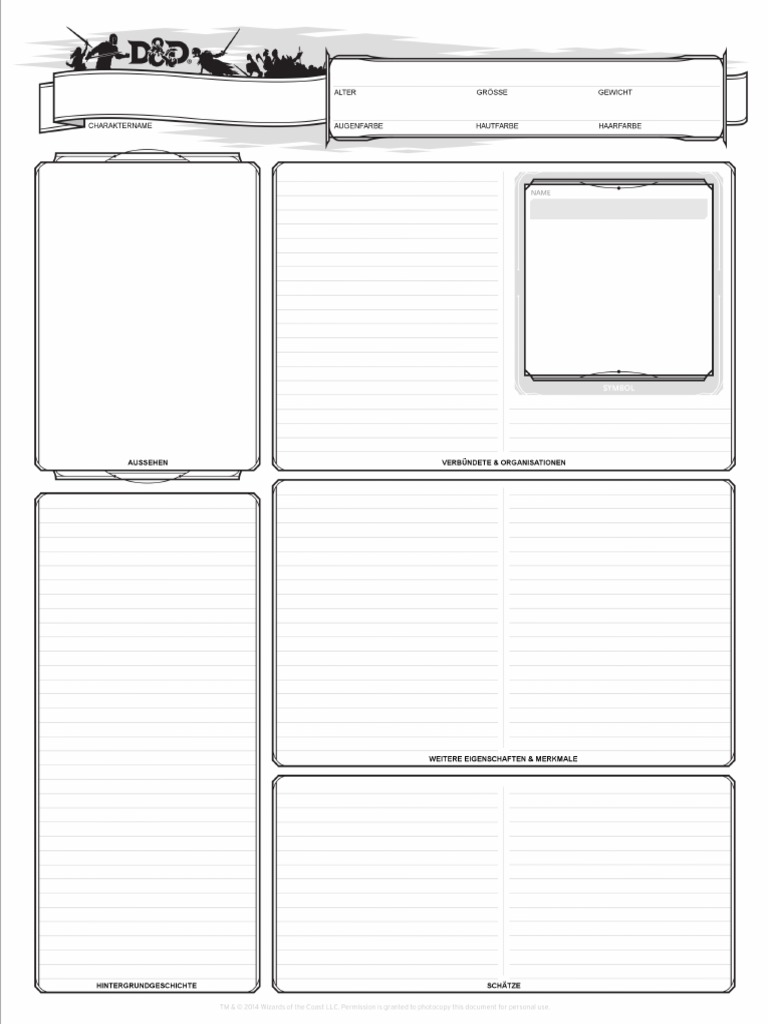 5E Charakterbogen Seite 2 v1.01 Formfillable