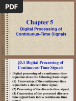 Digital Processing of Continuous-Time Signals