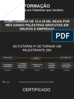 Como ganhar de 10 a 25 mil reais por mês dando palestras gratuitas