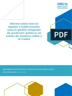Informe Sobre Marcos Legales e Institucionales para La Gestion Integrada de Productos Quimicos en Paises de America Latina y El Caribe 1