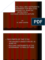 The Role Objectives and Instrumentsof The Government For Helping Realize The Maqasid Alshari Ah in An Islamic Economy2