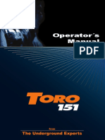 Operator Toro 151