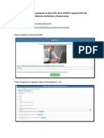 Genera clave SOL Sunat y reporte rentas