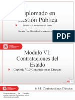 Capítulo 6.5 Contrataciones Directas