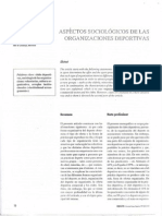 Heinneman Aspectos Sociologicos de Las Organizaciones Deportivas