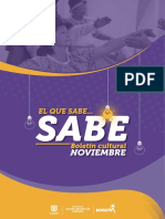 El Que Sabe Sabe NOVIEMBRE