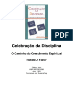 Celebracao Da Disciplina Richard j Foster