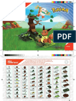 Mega Construx Set FPM08 Pokemon Rowlet vs. Eevee