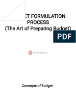 Budget Formulation