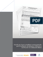 Acuerdo 648 Que Establece Normas Generales para Evaluacion, Acreditacion, Promocion y Certificacion en Educ. Basica