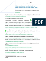 Scribd. Mode Conditionnel. Exercices Basés Sur Annie M.G. Schmidt - Miaou! (Éd. La Courte Échelle, 2004) - CORRECTION