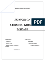 Seminar On: Chronic Kidney Disease