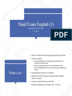 Final Exam English (3) : Manajemen Haji Dan Umrah A, B Dan C