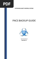 Pacs Backup Guide