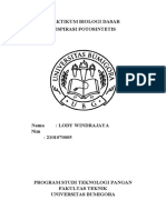 Praktikum Biologi Dasar Respirasi