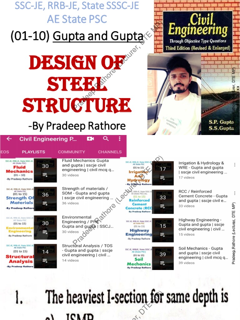 Design of Steel Structures by Pradeep Rathore | PDF | Stress (Mechanics ...
