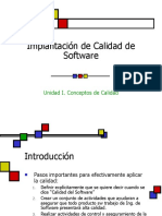 Implantación de Calidad de Software