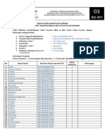 Ba 3-Rekap Harian Pendistribusian Kamis 16 Desember 2021