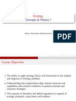 Strategy Concepts & History