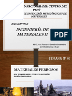 Clase #01 Materiales - Ferrosos