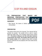 100 Types of IFA and OOGUN Preparations