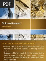 Week 1 - Ethics and Business - Presentation