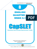 English Quarter 1 WEEK 5.1: Capsulized Self-Learning Empowerment Toolkit