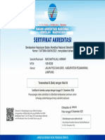 Sertifikat Akreditasi 2021