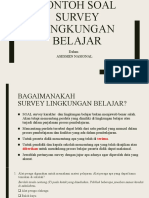 Contoh Soal Survey Lingkungan Belajar