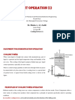 Unit Operation (I) : Dr. Dhuha A. AL-Saddi