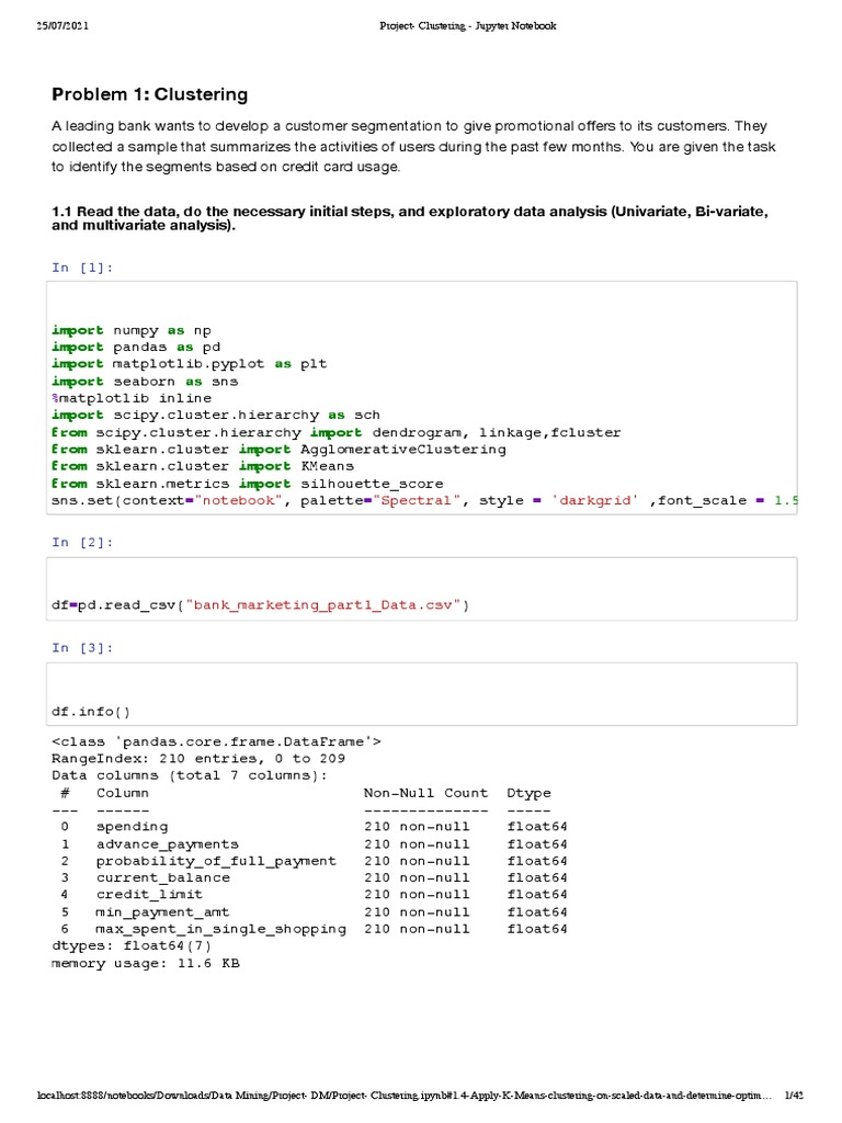 Jupyter Notebook Project DM Nikita Chaturvedi 25.07.2021 PDF