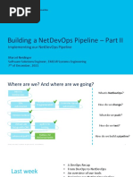 PIW Building A NetDevOps CI CD Pipeline Part II