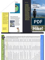 Audubon Hike Schedule 2011