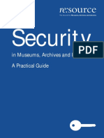 Security in Museums Archives and Libraries a Practical Guide