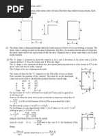 Shear Center Examples