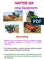 6chapter Six Harvesting and Post Harvest Equipments