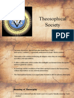 Theosophy Society Teachings