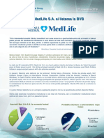 Despre MedLife S.a. Si Listarea La BVB