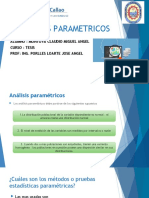 ANALISIS PARAMETRICOS