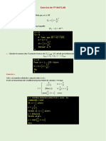 Série TP MATLAB LOOPS